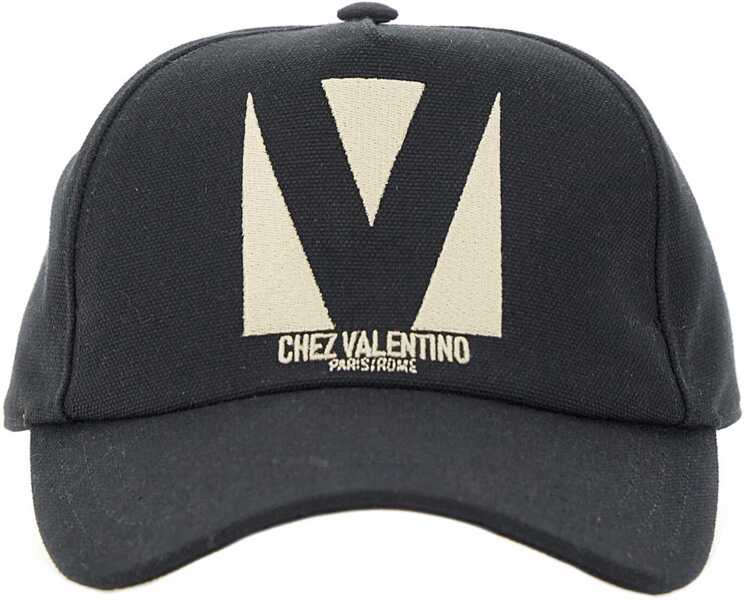 Sepci Valentino Garavani Chez Valentine Baseball Hat BLACK Femei (BM 18110389) 1