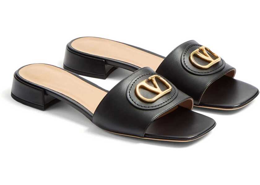 Sandale Valentino Garavani Vlogo Signature Sandal BLACK Femei (BM 18110392) 2