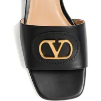 Sandale Valentino Garavani Dama - Sandale Valentino Garavani Vlogo Signature Sandal BLACK Femei (BM 18110392) - B-mall.ro