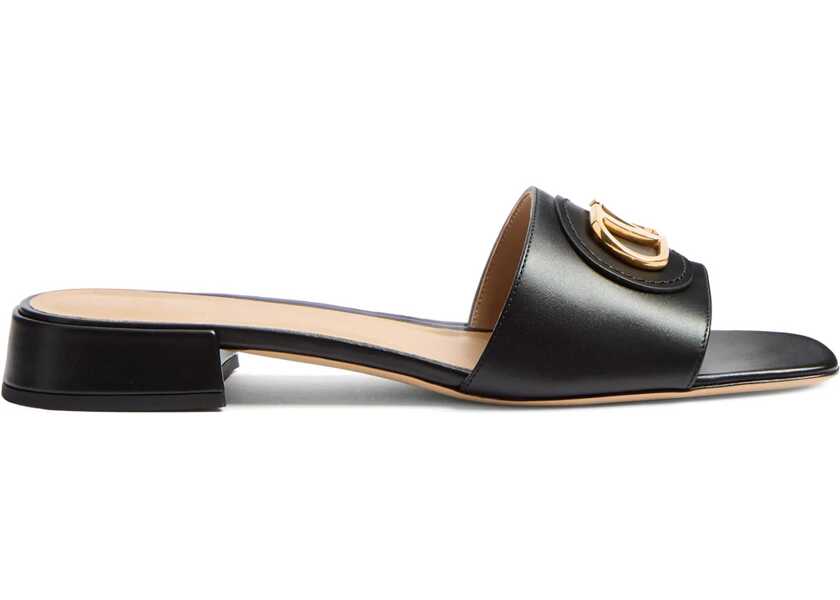 Sandale Valentino Garavani Vlogo Signature Sandal BLACK Femei (BM 18110392) 1