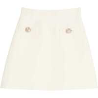 Fuste casual Solid Crepe Couture Skirt Femei