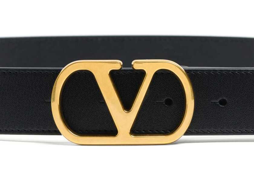 Curele Valentino Garavani Vlogo Signature Belt BLACK Femei (BM 18110440) 3
