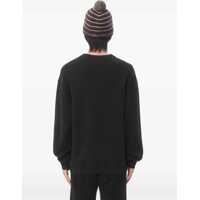 Topuri Valentino Garavani pentru Barbati - Bluze de trening Valentino Garavani Cotton Crewneck Sweatshirt With Chez Valentino Patch BLACK Barbati (BM 18110458) - B-mall.ro