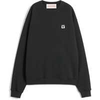 Bluze de trening Cotton Crewneck Sweatshirt With "Chez Valentino" Patch Barbati