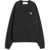 Valentino Garavani Cotton Crewneck Sweatshirt With "Chez Valentino" Patch BLACK
