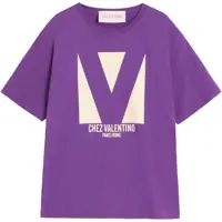 Tricouri "Chez Valentino" Print T-Shirt Femei