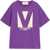 Valentino Garavani "Chez Valentino" Print T-Shirt PURPLE