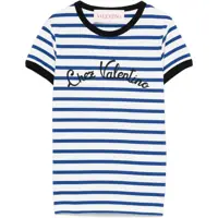 Tricouri Striped Cotton Jersey T-Shirt Femei