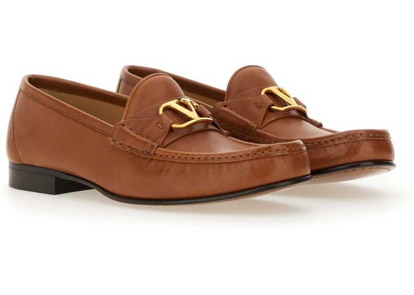 Mocasini Valentino Garavani Moccasin Vlogo Signature BROWN Femei (BM 18110470) 2