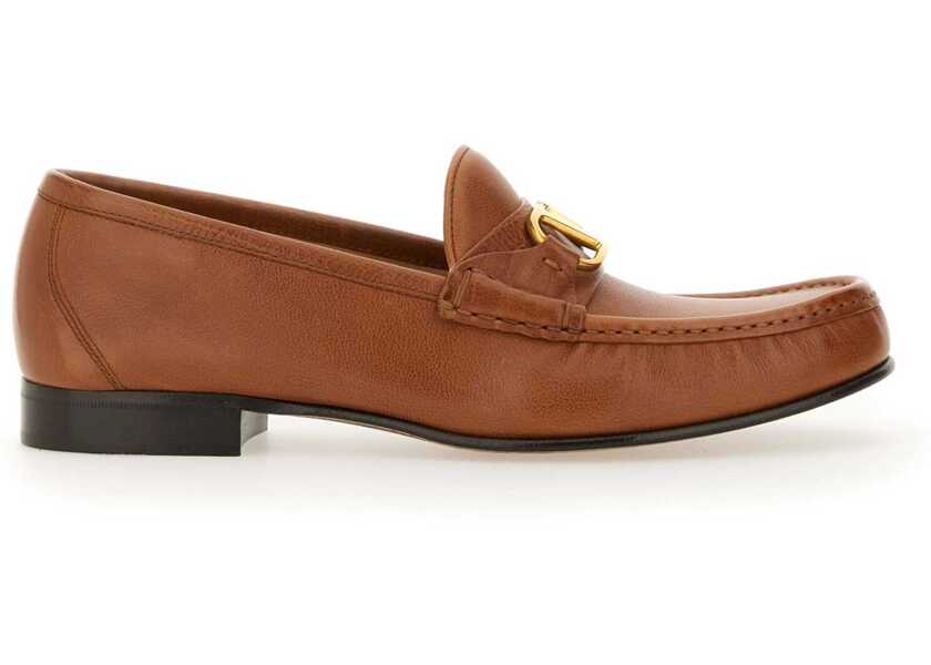 Mocasini Valentino Garavani Moccasin Vlogo Signature BROWN Femei (BM 18110470) 1