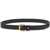 Valentino Garavani Glossy Calfskin "Vlogo Signature" Belt BLACK
