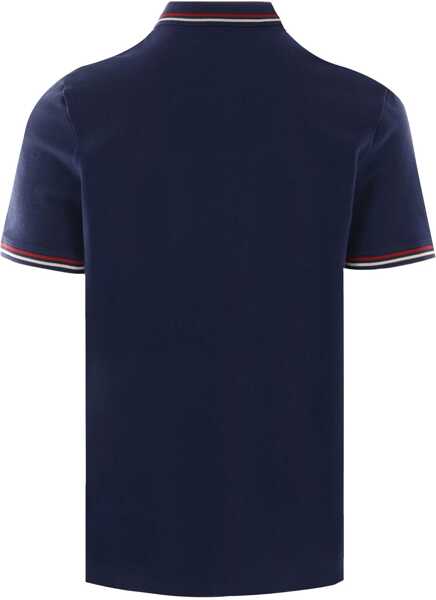 Tricouri Polo Valentino Garavani Polo Shirt With Vlogo Patch BLUE Barbati (BM 18110551) 2