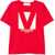 Valentino Garavani "Chez Valentino" Print T-Shirt RED