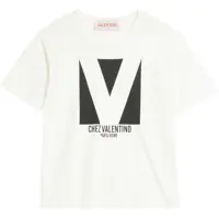 Tricouri Cotton T-Shirt With "Chez Valentino" Print Barbati