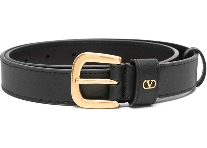Curele Valentino Garavani Vlogo Signature Belt BLACK Femei (BM 18110599) 1