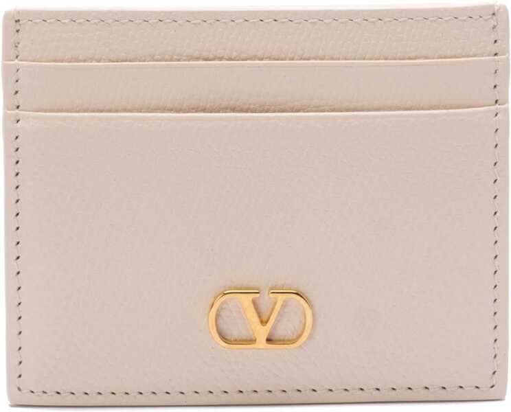 Portofele Valentino Garavani Vlogo Signature Card Holder IVORY Femei (BM 18110602) 1