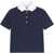 Valentino Garavani Embroidered Cotton Sweatshirt Polo Shirt BLUE