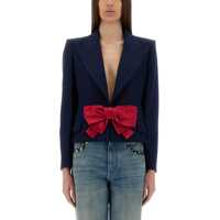 Sacouri office Viscose Jacket With Bow Femei