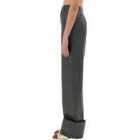 Pantaloni casual Valentino Garavani Dama - Pantaloni casual Valentino Garavani Virgin Wool Pants GREY Femei (BM 18110725) - B-mall.ro