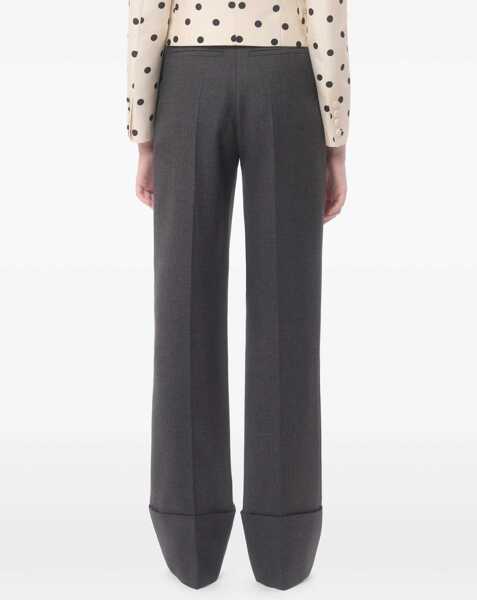 Pantaloni casual Valentino Garavani Virgin Wool Pants GREY Femei (BM 18110725) 5