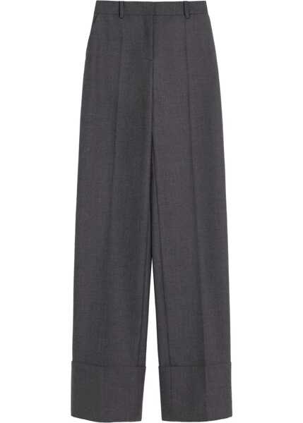 Pantaloni casual Valentino Garavani Virgin Wool Pants GREY Femei (BM 18110725) 1