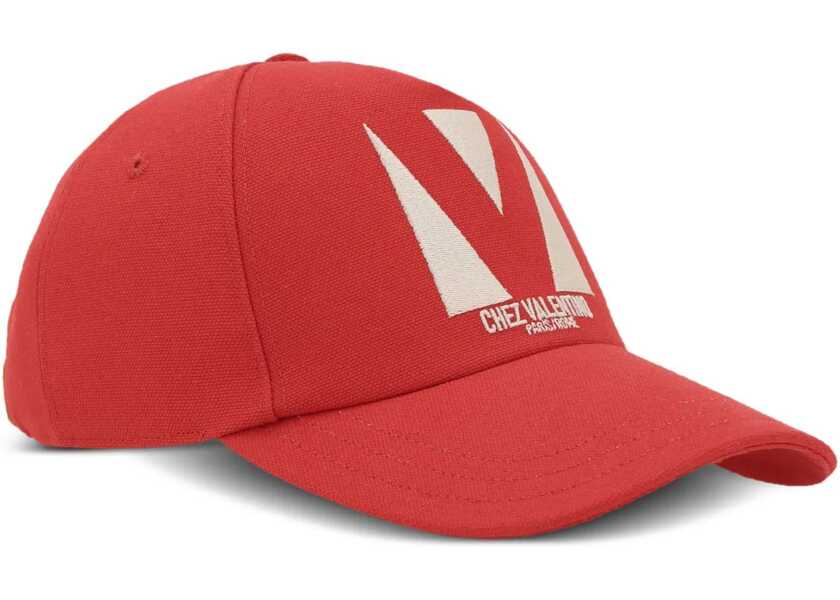 Sepci Valentino Garavani Chez Valentine Baseball Hat RED Femei (BM 18110728) 2