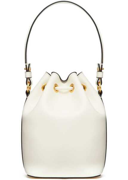 Genti tip postas Valentino Garavani Vlogo Singature Mini Bucket Bag IVORY Femei (BM 18110743) 2