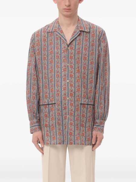 Camasi casual Valentino Garavani Pajama Shirt With Voyage Imaginaire Print MULTICOLOUR Barbati (BM 18110755) 3