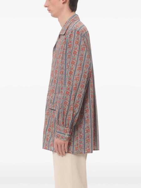 Camasi casual Valentino Garavani Pajama Shirt With Voyage Imaginaire Print MULTICOLOUR Barbati (BM 18110755) 4