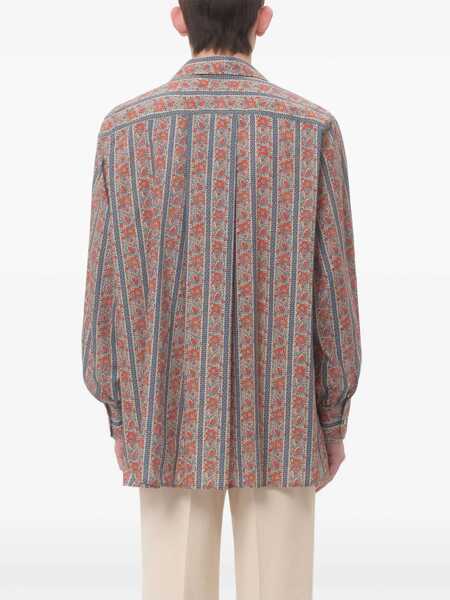 Camasi casual Valentino Garavani Pajama Shirt With Voyage Imaginaire Print MULTICOLOUR Barbati (BM 18110755) 5