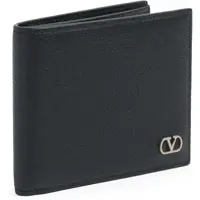 Portofele Valentino Garavani pentru Barbati - Portofele Valentino Garavani Leather Wallet BLACK Barbati (BM 18110758) - B-mall.ro