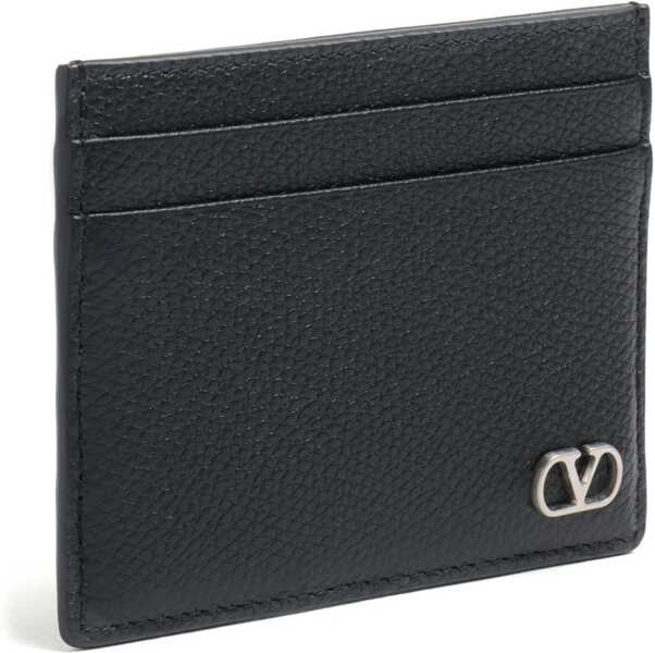 Portofele Valentino Garavani Vlogo Signature Card Holder BLACK Barbati (BM 18110785) 3