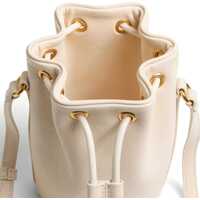 Genti de umar Valentino Garavani Dama - Genti de umar Valentino Garavani Vlogo Signature Mini Bucket Bag IVORY Femei (BM 18110800) - B-mall.ro