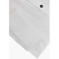 Camasi elegante pentru Barbati - Camasi elegante CORNELIANI Cotton Tuxedo Shirt With Standard Collar White Barbati (BM 18111088) - B-mall.ro