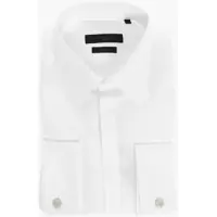 Camasi casual Code Jacquard Cotton Blend Slim Fit Shirt Barbati