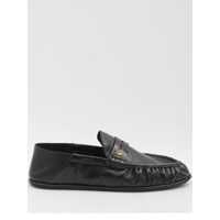 Mocasini Saint Laurent Flat Shoes Black Barbati
