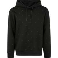 Pulovere Emporio Armani Allover Logo Cotton Sweatshirt Barbati