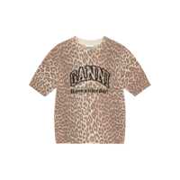 Pulovere Ganni Leopard Wool Knitwear Femei