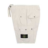 Pantaloni Stone Island pentru Barbati - Pantaloni Stone Island Stone Island Shorts WHITE Barbati (BM 18114393) - B-mall.ro