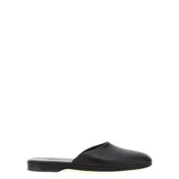 Balerini Brioni Leather Sabots Femei