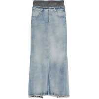 Fuste Maison Margiela Denim Cotton Maxi Skirt Femei