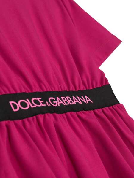 Rochii Dolce & Gabbana Short Sleeves Dress Fuchsia Fete (BM 18115365) 3