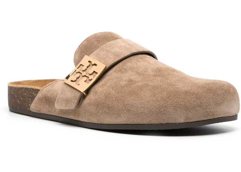 Sandale Tory Burch Mellow Mules RIVER ROCK / GOLD Femei (BM 18115498) 2