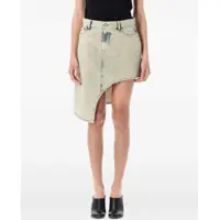 Fuste Asymmetric denim Miniskirt Femei