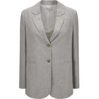 Sacouri Fil à fil oversized Blazer Femei