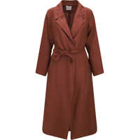 Paltoane Belted linen Coat Femei