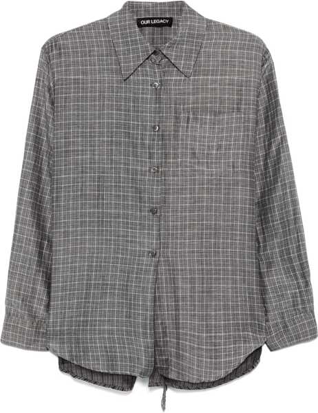 Bluze OUR LEGACY Apron Shirt GREY Femei (BM 18115825) 1