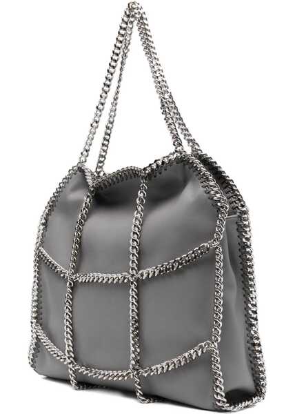 Genti de umar Stella McCartney Limited-Edition Falabella Chain Cage Mini Tote Bag GREY Femei (BM 18115840) 3