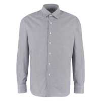 Camasi The (Alphabet) The (Shirt) - Printed Cotton Shirt Barbati