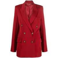 Sacouri Victoria Beckham Double-Breasted Wool Blazer Femei